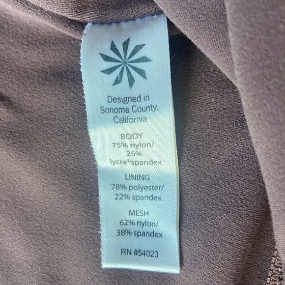 Athleta lavender purple mesh active workout crop leggings size small - Picture 9 of 14